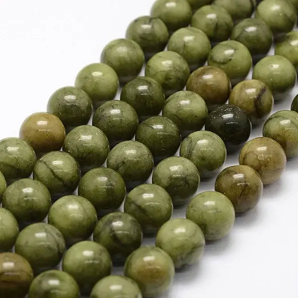 Natural Chinese Jade/Southern Jade Beads Strands