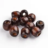 Dyed Natural Wooden Beads