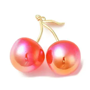 Rainbow Iridescent Plating Resin Pendants