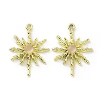 Rack Plating Alloy Cat Eye Pendants