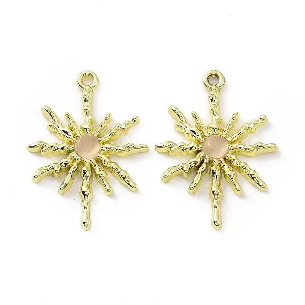 Rack Plating Alloy Cat Eye Pendants