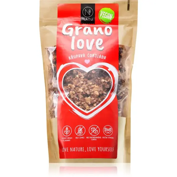 NATU Granola granola príchuť Crunchy Chocolate 300 g