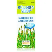 Dr. Müller Müllerův sirup® s plantainom a vitamínom C bez cukru sirup na podporu imunitného systému 245 ml