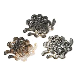 Natural Black Lip Shell Carved Cabochons