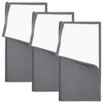 3 Sheets 4 Layers Silver Polishing Cloth