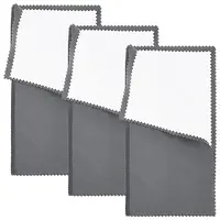 3 Sheets 4 Layers Silver Polishing Cloth