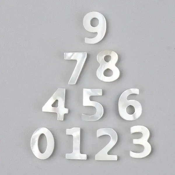 Natural White Shell Mother of Pearl Shell Charms