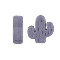 20Pcs Cactus Food Grade Eco-Friendly Silicone Focal Beads