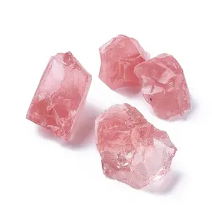 Cherry Quartz Glass Beads