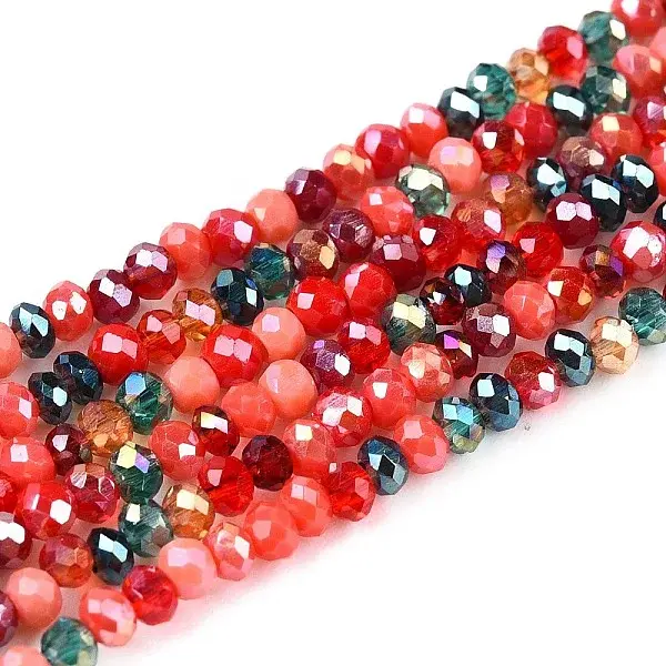 Electroplate Glass Beads Strands