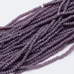 Faceted Rondelle Glass Beads Strands
