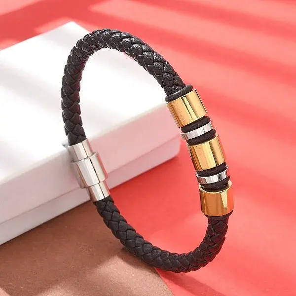 Braided Microfiber Leather Cord Bracelets