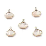 Natural Freshwater Shell Crown Charms