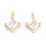 Brass with Cubic Zirconia Pendants