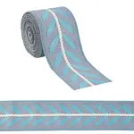 Polyester Jacquard Leaf Ribbon