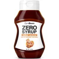 GymBeam Zero Syrup toppingový sirup bez kalorií příchuť Salted Caramel 350 ml