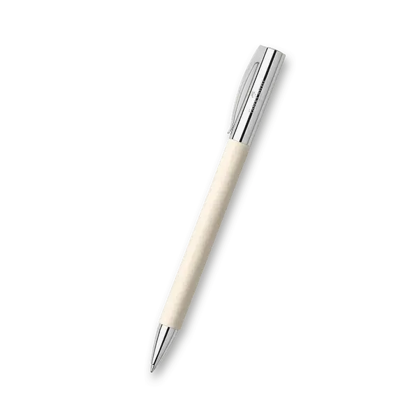 Kuličkové pero Faber-Castell Ambition Precious Resin Cinematic White