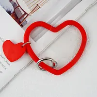 Silicone Heart Loop Phone Lanyard