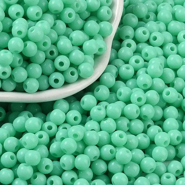 Opaque Acrylic Beads