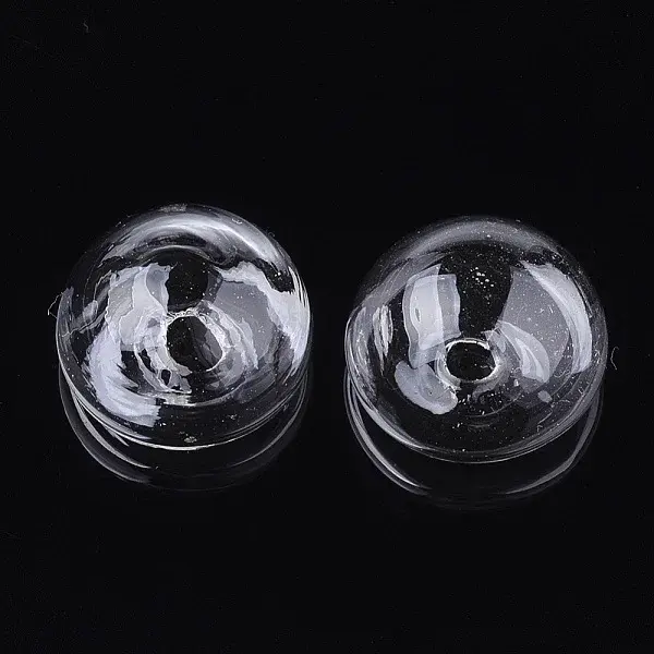 Handmade One Hole Blown Glass Bottles