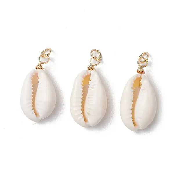 Natural Cowrie Shell Pendants