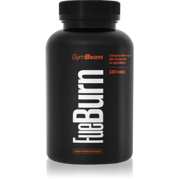 GymBeam FueBurn doplněk stravy pro sportovce 120 cps