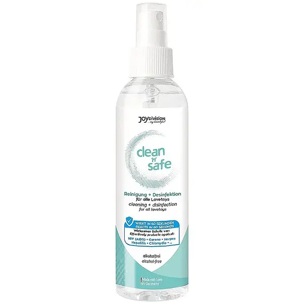 JoyDivision Clean and safe čisticí sprej na erotické pomůcky 200 ml