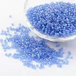 Round Transparent Colors Rainbow Glass Seed Beads