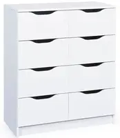 Vysoká komoda petrus - bílá