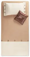 Ložní set 120x200cm artos - hnědá/béžová