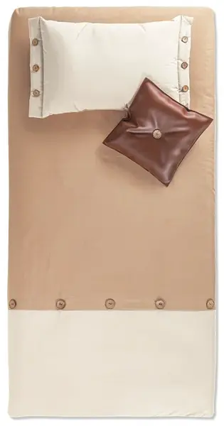 Ložní set 120x200cm artos - hnědá/béžová
