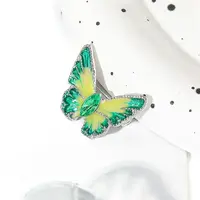 Butterfly Alloy Enamel Brooches
