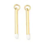 Brass Enamel Pendants