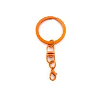 Spray Painted Iron Keychain Swivel Clasps