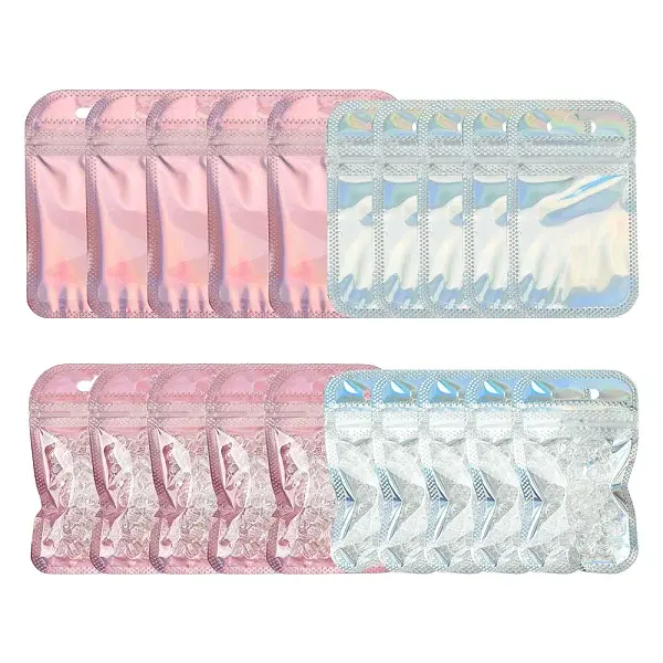 40Pcs 2 Colors PP Zip Lock Bags