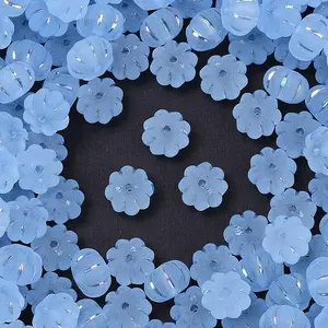 Frosted Transparent Acrylic Beads