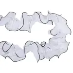 3 Bags 1M Polyester Pleated Lace Ribbon