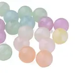 Rainbow Iridescent Plating Acrylic Beads