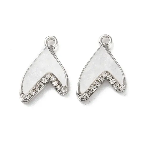 Rack Plating Alloy Acrylic  Pendants