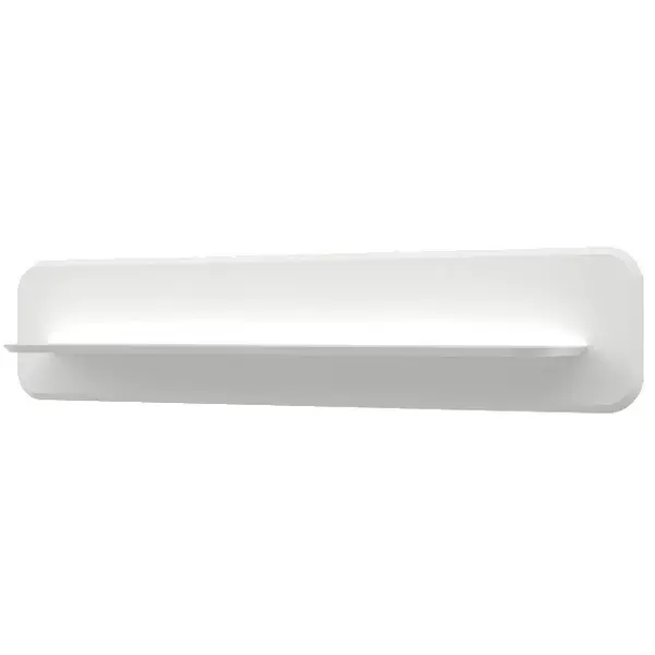 Nástěnná police s led osvětlením gendry - bílá