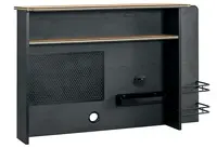 Nástavec na malý psací stůl sirius - dub černý/dub zlatý