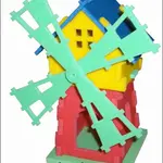 Pěnové puzzle 3d - mlýn