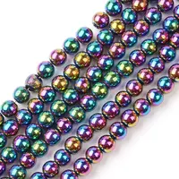 Non-magnetic Synthetic Hematite Beads Strands