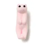 Flocky Resin Pendants