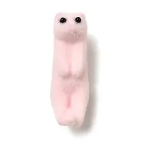 Flocky Resin Pendants