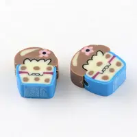 Handmade Cake Polymer Clay Beads