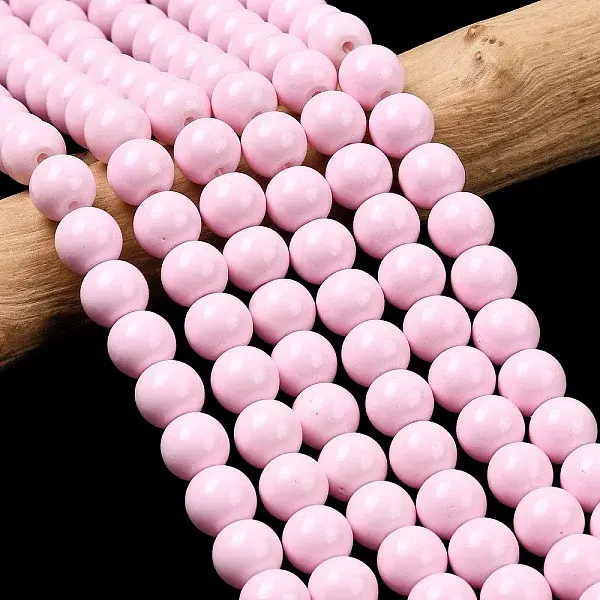 Painted Glass Bead Strands