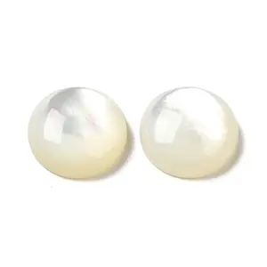 Natural White Shell Cabochons