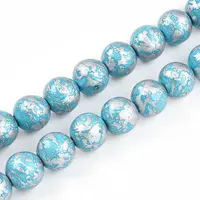 Synthetic Turquoise Beads Strands