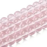 Transparent Glass Beads Strands